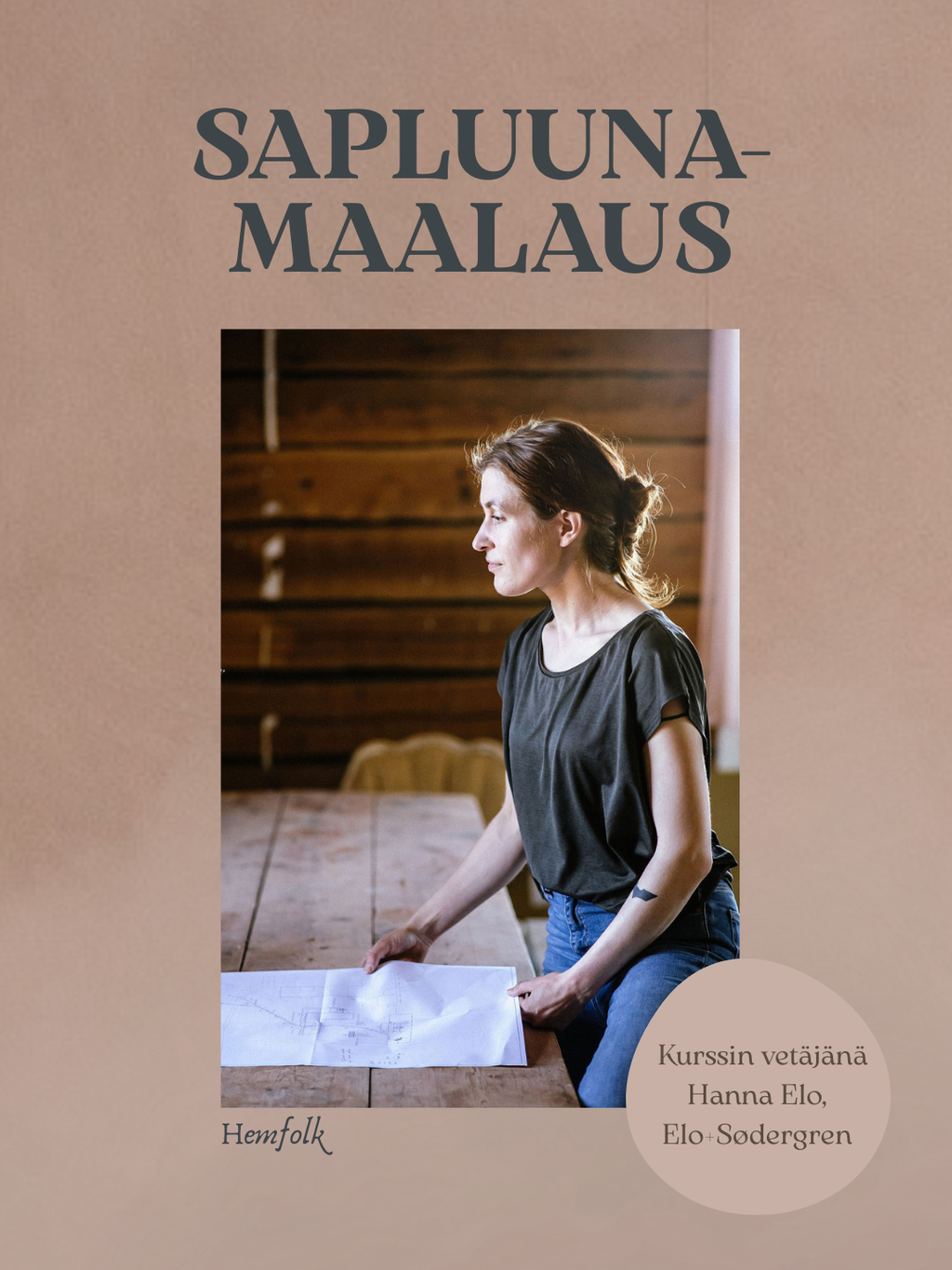 Elävät pinnat - sapluunamaalaus