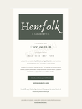 Hemfolk lahjakortti