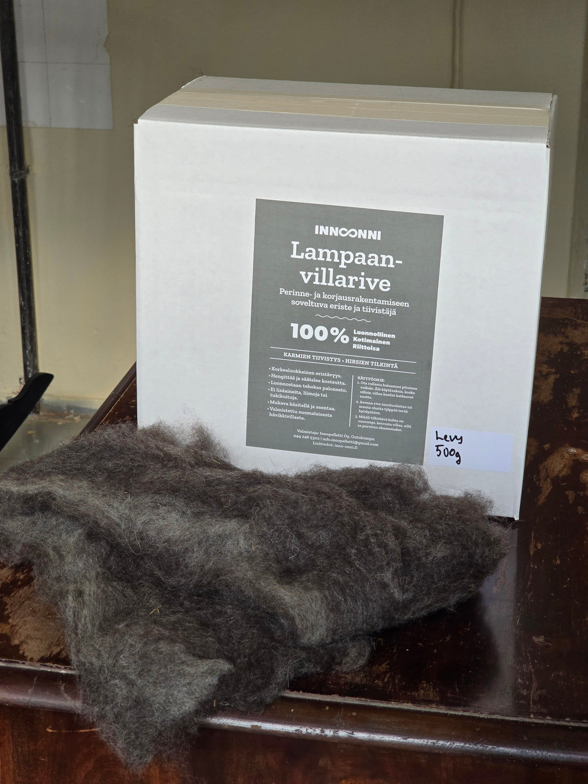 Lampaanvillarive, levy